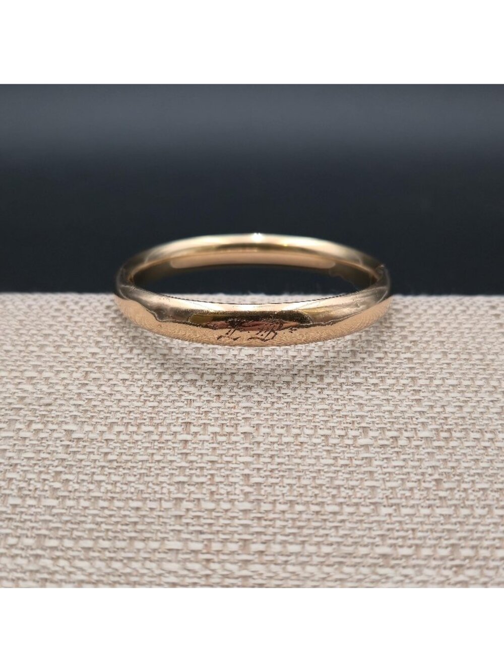 7 Inch George L Paine And Company E.B Initials Bangle Bracelet B1412